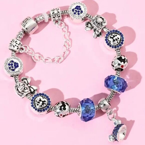 Disney Mickey Minnie Mouse Charm Bracelet - Picture 4 of 5